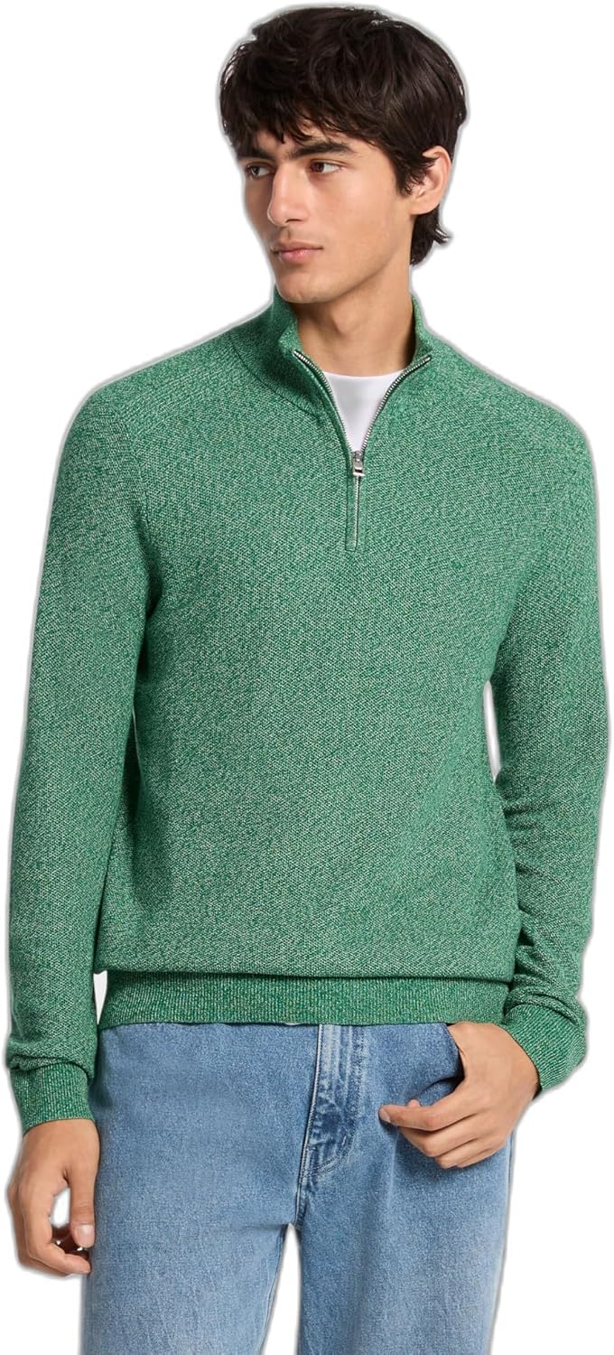 Michael Kors Men's Mouline Quarter Zip Sweater