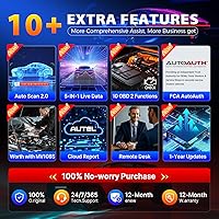 Vista 7 de Autel Scanner MaxiCheck MX808S, Versión 2026 EE. UU. de MaxiCOM MK808S MK808Z, herramienta de diagnóstico bidireccional completa como MK900 MX900