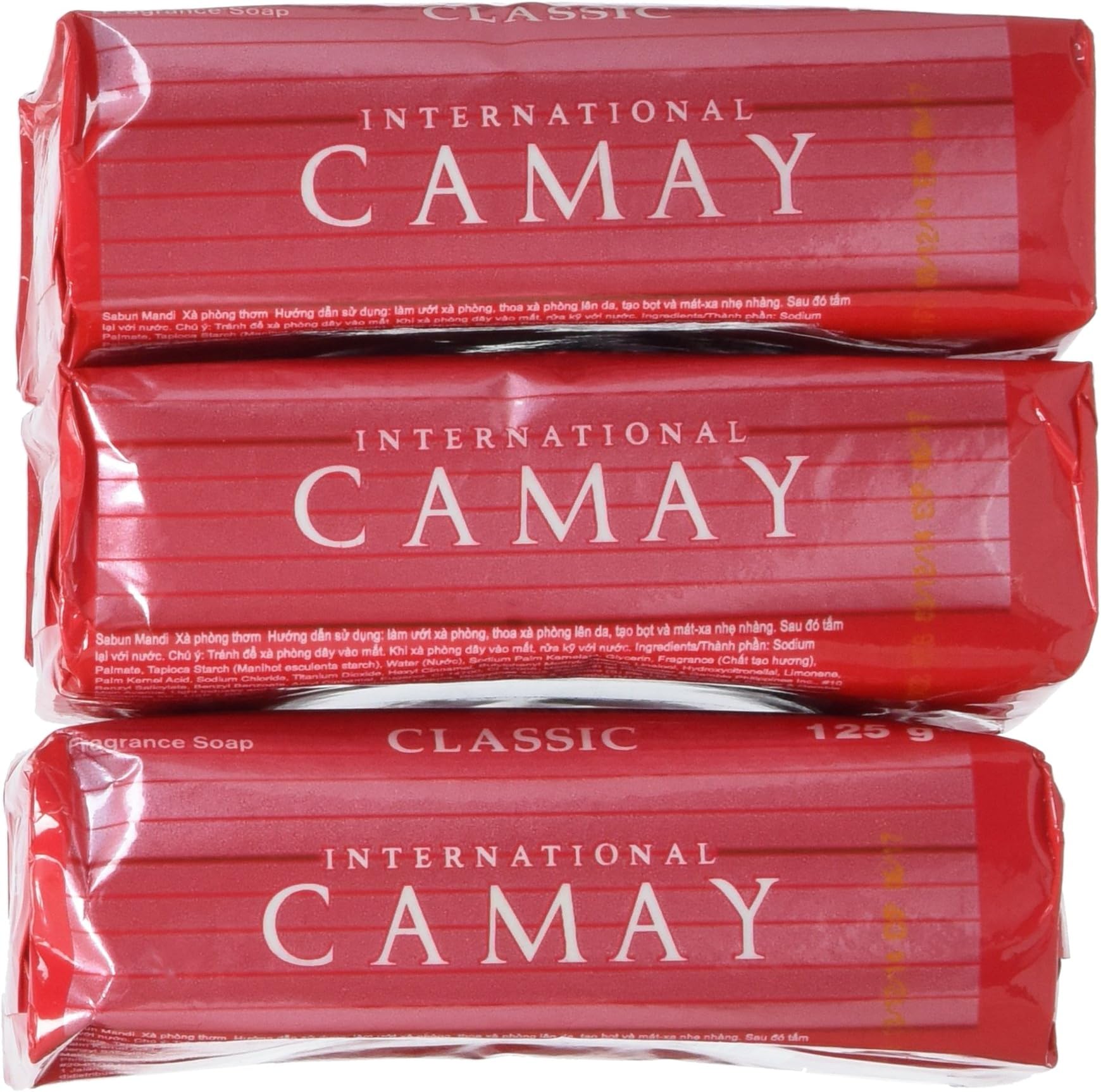 Camay Classic Bath Bar Soap, Softly Scented, 4 Oz 3 Ea Pack of 2