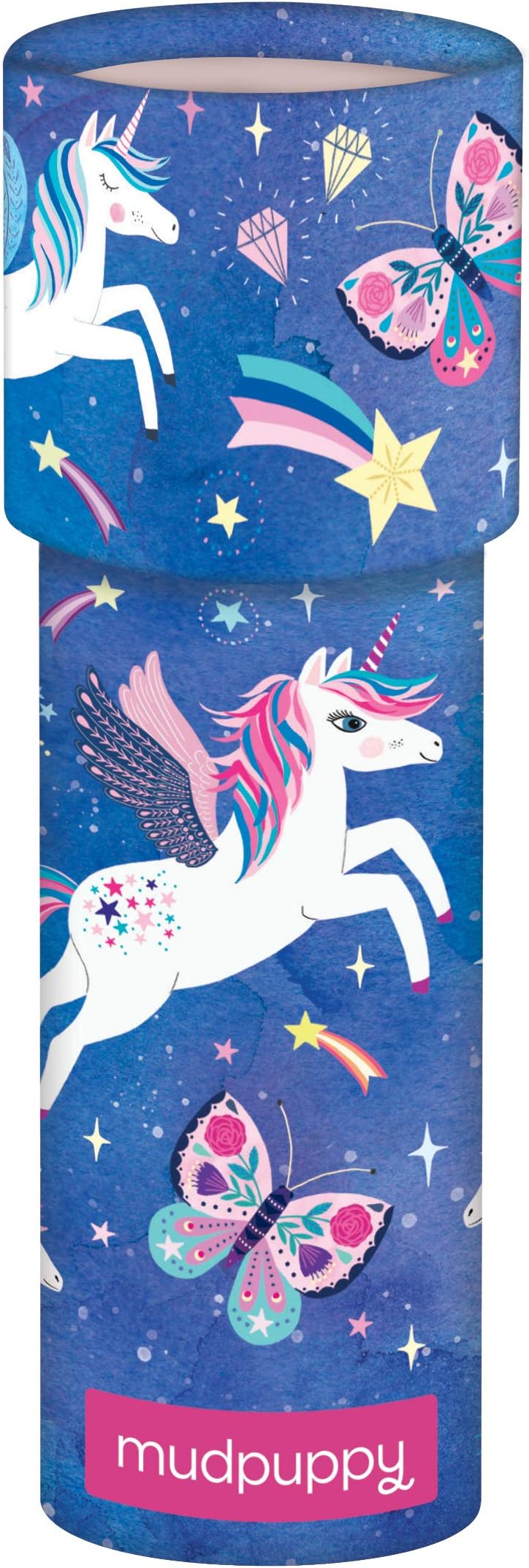 Mudpuppy - Unicorn Magic Kaleidoscope for Kids | Ages 3+, Colorful Gems, Vibrant Patterns and Shapes, Unicorn Themed, Family Fun, Screen-Free Play, Non-Toxic