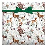Current Christmas Wrapping Paper Rolls, Forest Friends Premium Holiday Gift Wrap, Jumbo 23-Inch x 32-Foot Roll, 61 Square Feet Total