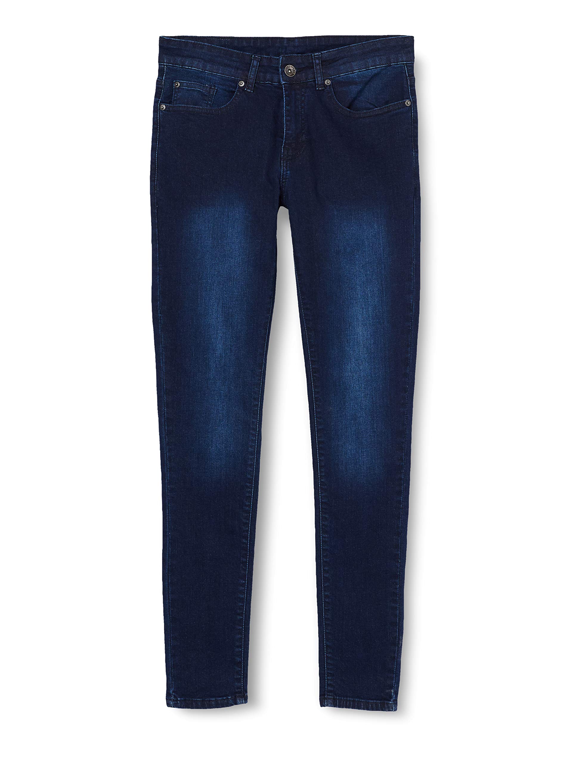 Enzo Men's Ez326 Skinny Jeans, Blue (Darkwash), 28W 30L UK