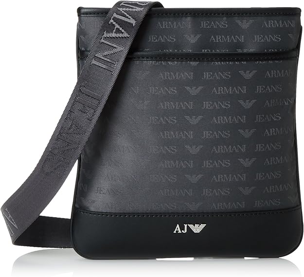 Armani Jeans 932527CC993 Men's Shoulder Bag, 21 x 21 x 2 cm, Grey