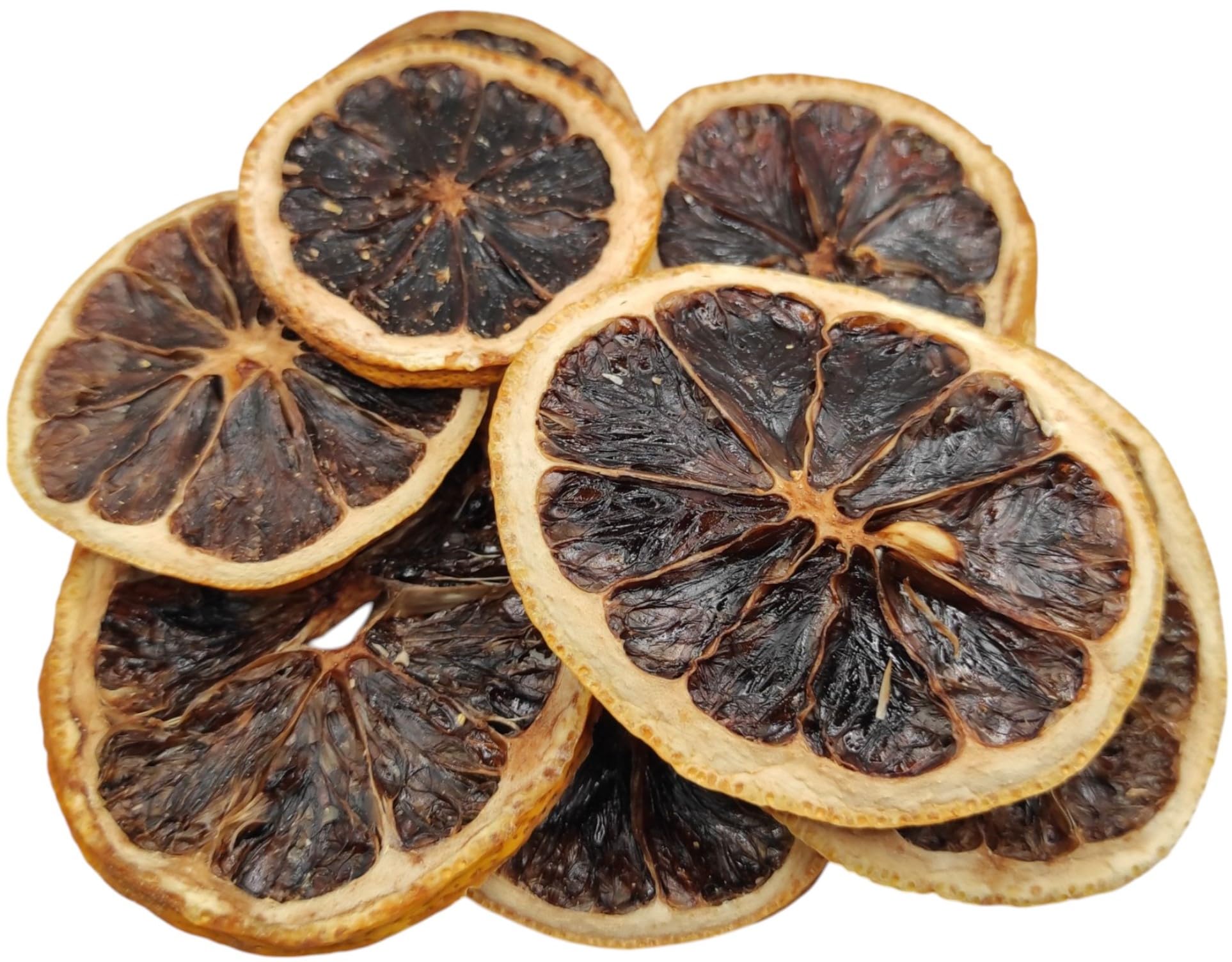 Rodajas De Limón Enteras Comestibles Griegas Secas 40g - 1.95Kg Grado A (1950 gramos)