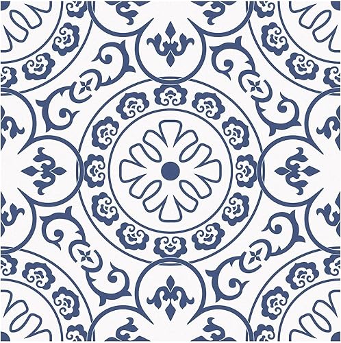 Adhesivos autoadhesivos para suelo de 8 x 8 pulgadas, adecuadas para pared, piso, cocina, baño, casa de mascotas, chimenea, 10 hojas de calcomanías