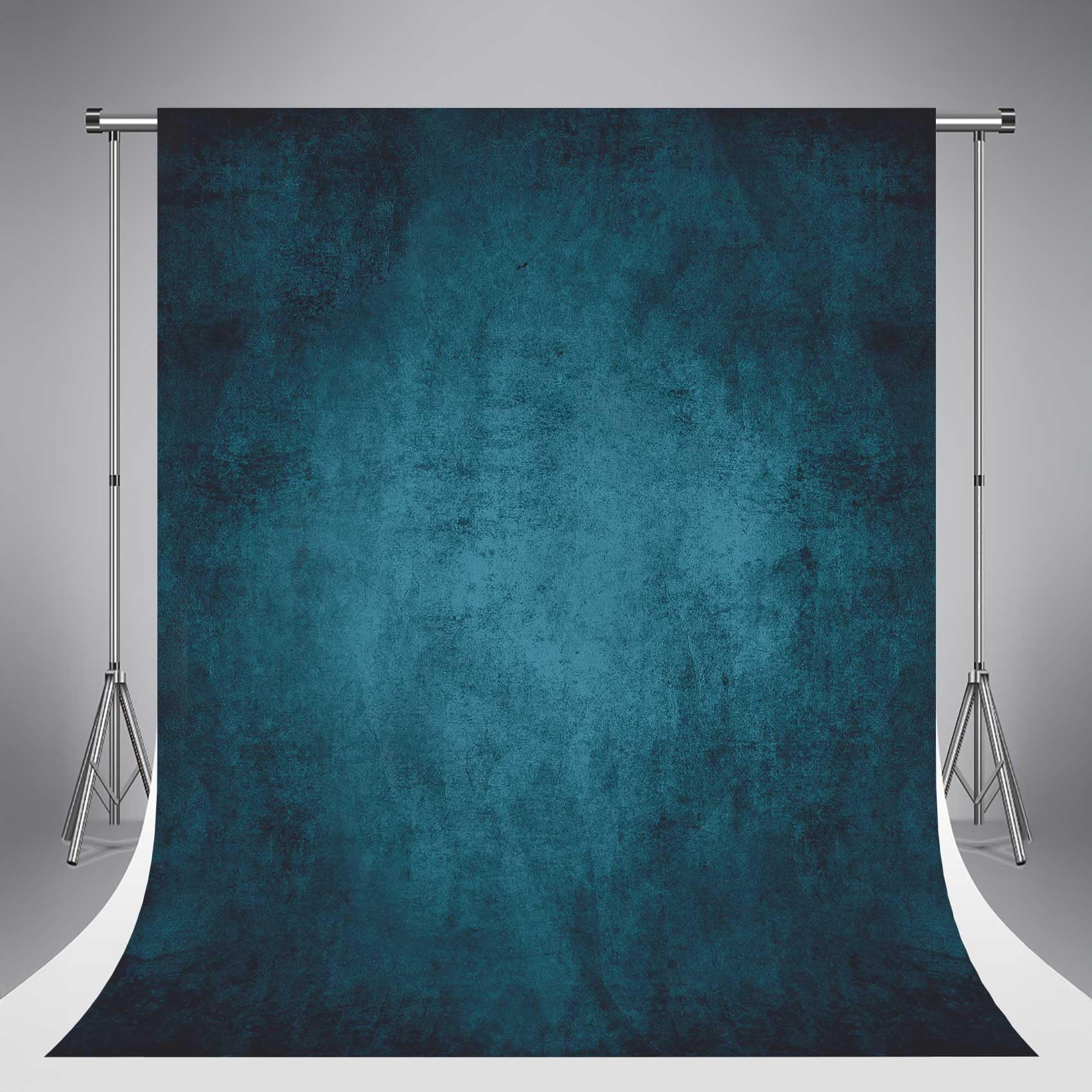Kate Turkusowy niebieski grunge tekstura tło fotograficzne 5x7ft / 1,5 x 2,2 m