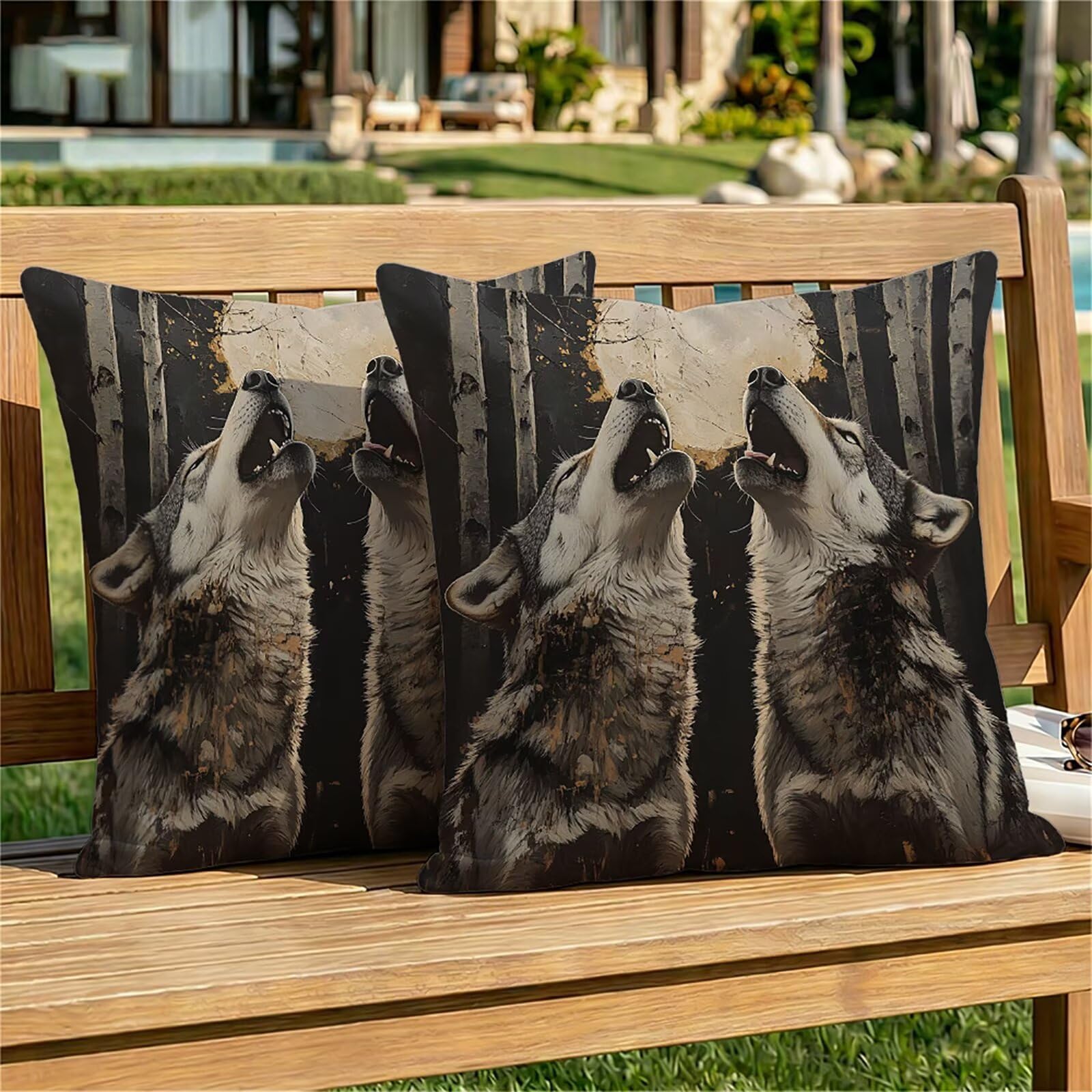 Housse de coussin lin 40x40 gris décorative pour canapé salon et taie oreiller dj-611