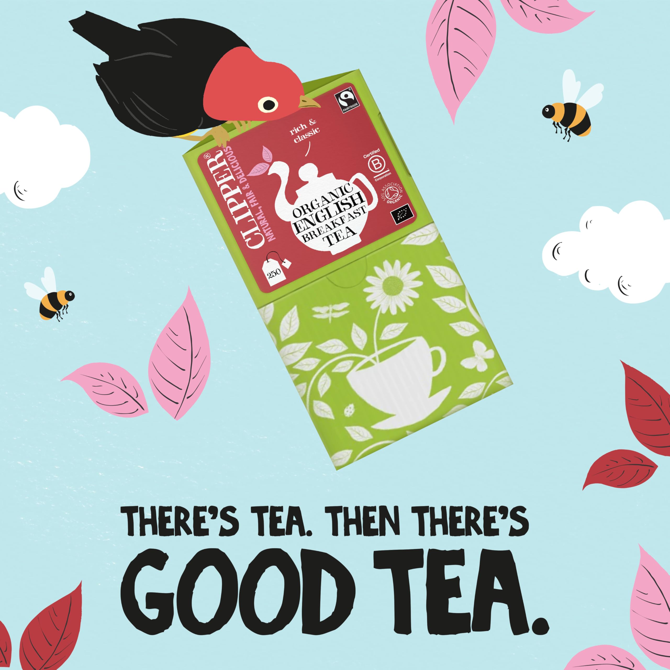 Clipper Organic Speciality English Breakfast 250 sachets de thé
