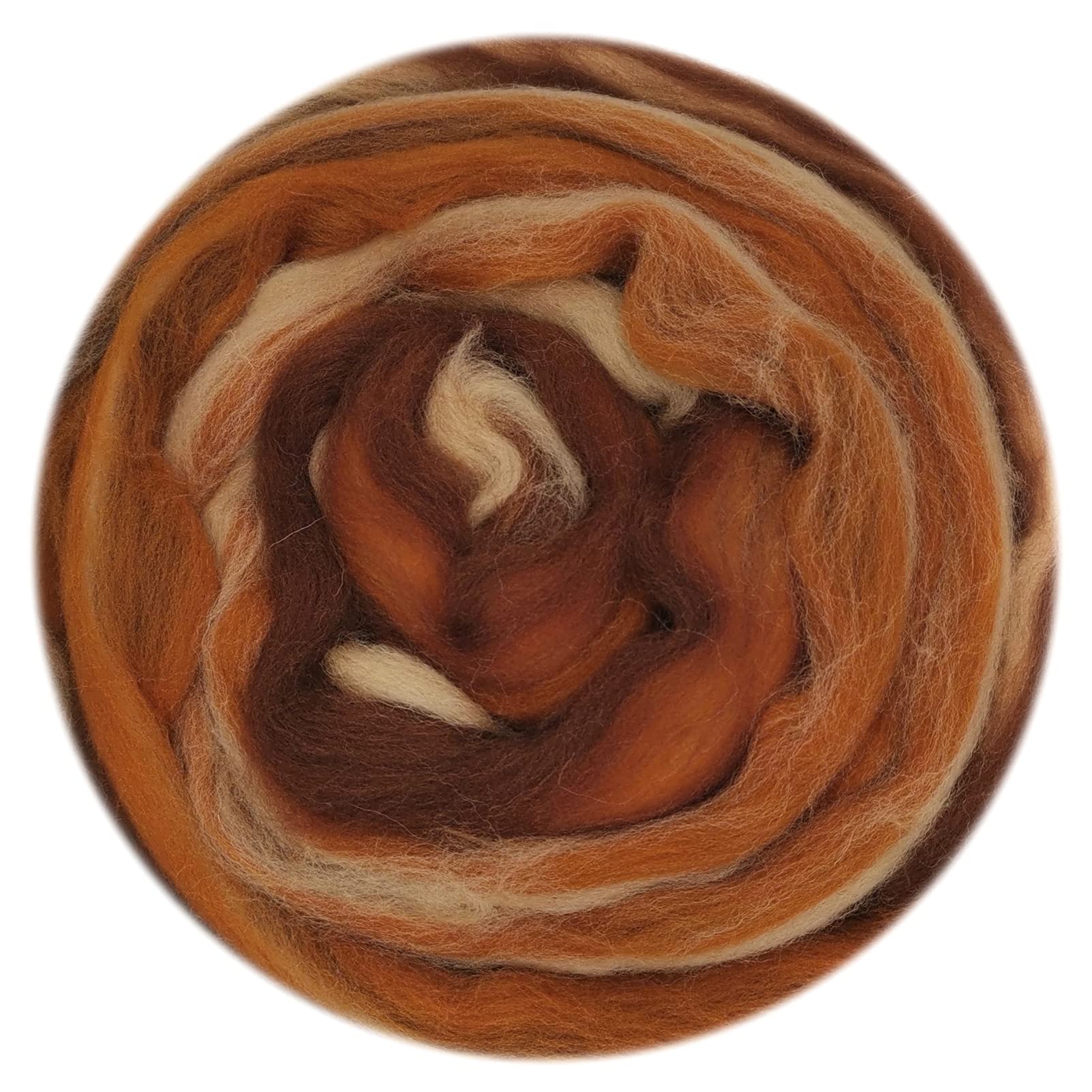 50G Blended Felting Wool - 24 Options for Needle Felting Kit - 19 Microns Fast to Felt (17)