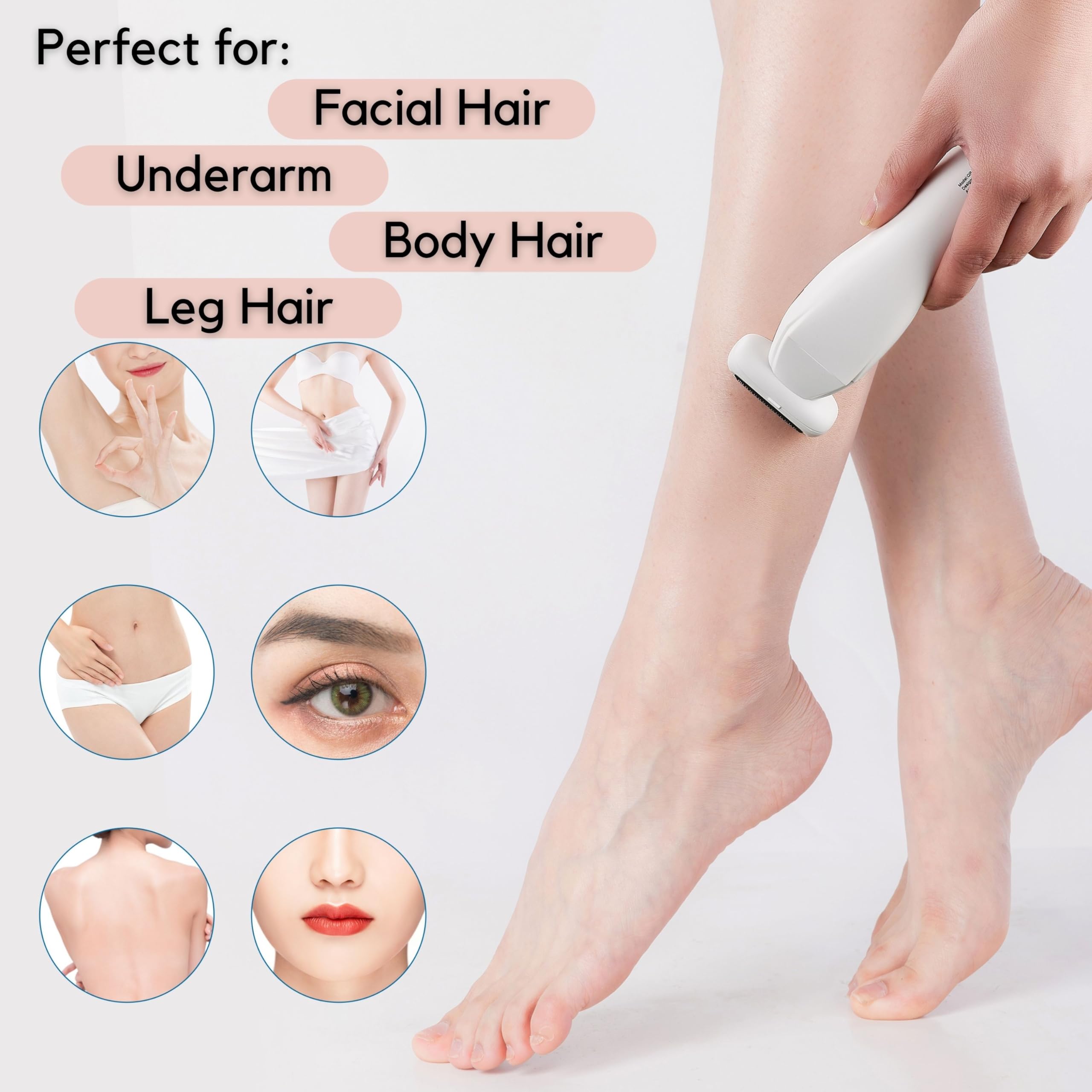 BarberBoss Electric lady shavers for women electric razor for women womens electric shavers, womens shaver, ladies shavers - Image 3
