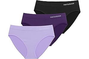Ex Officious Women's Performance Seamless Hipster Underwear (3 Pack)