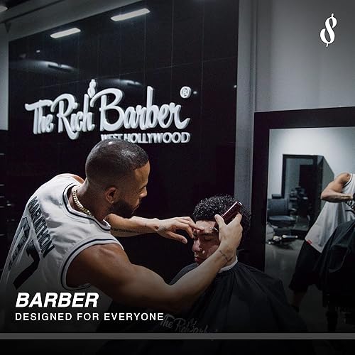 Miniatura 7 de The Rich Barber Pro Barber Tools Set  Kit de accesorios con modificador de hoja de 1 minuto y fijador de cuchillas de 10 segundos  Herramienta de