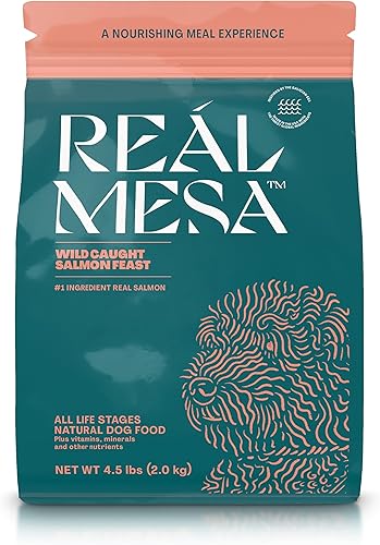 Miniatura 1 de Alimento seco prémium para perros  Nutrición para perros adultos con alto contenido de proteínas, curada por chef, salmón (4.5 libras)