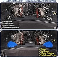 Vista 2 de Cubierta de Torre de Puntal Trasero Compatible con Chevrolet Corvette C8 Stingray 2020-2024, Panel de Protección de Torre Amortiguadora Trasera