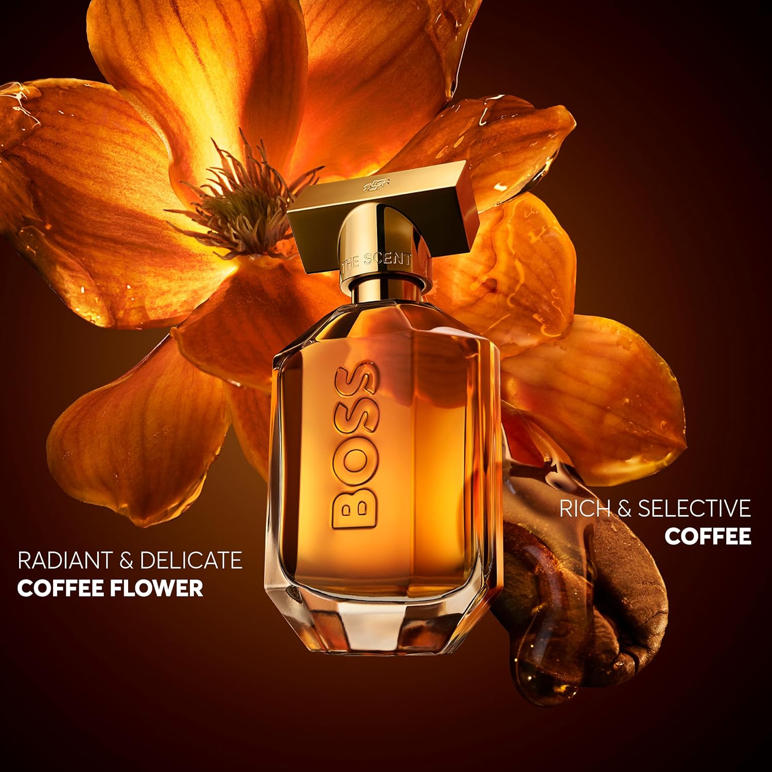 BOSS The Scent Eau de Parfum Intense – Ambery Perfume for Women – With Coffee Flower & Coffee Accord – Long-Lasting Fragrance