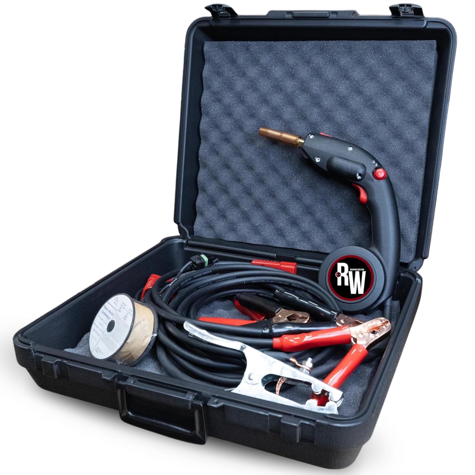 ReadyWelder by Broco Portable Welding Machine, Car Battery Powered Gas MIG Welder, On-the-Go Welding for Steel, Aluminum & More, Includes Carrying