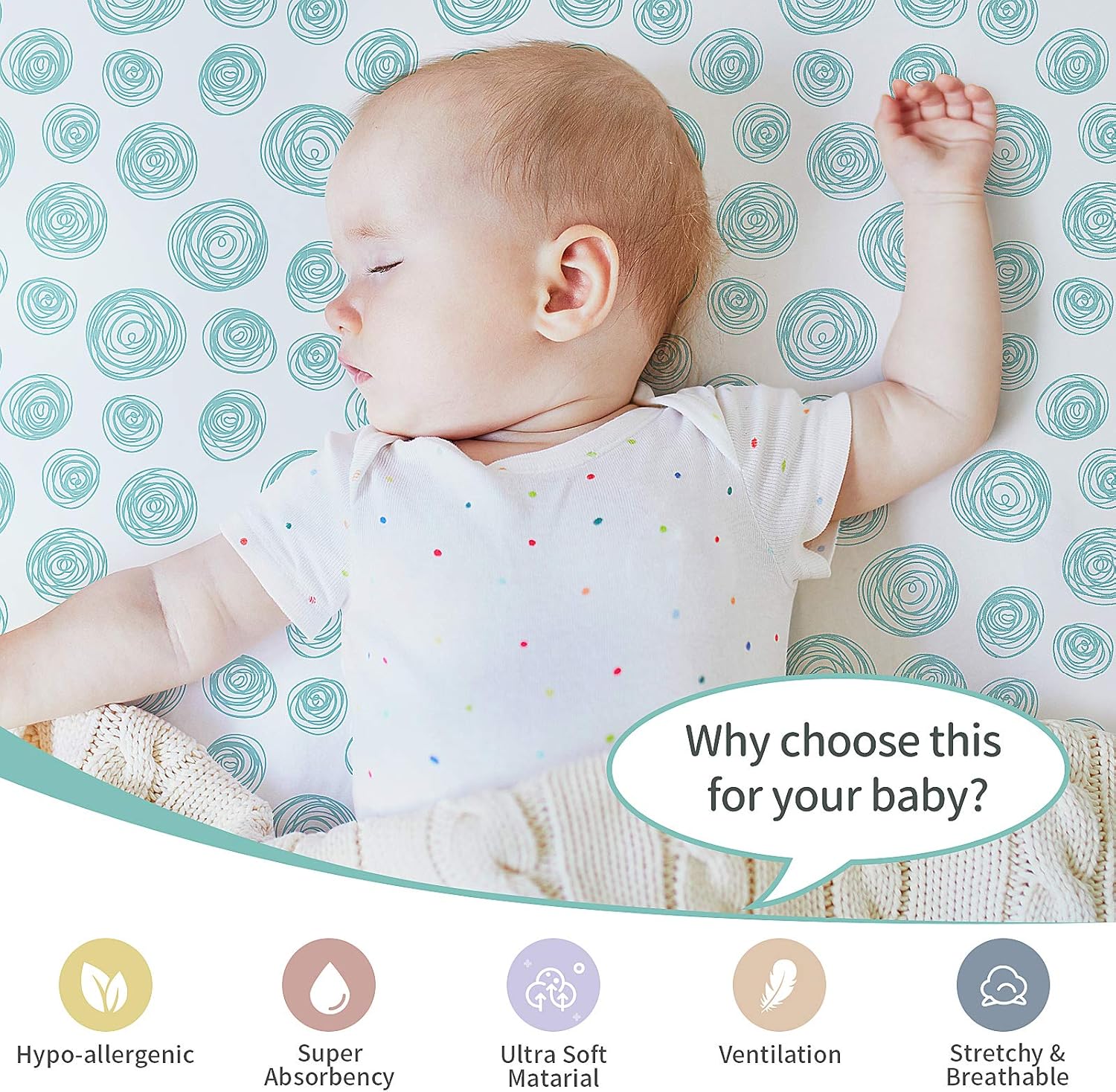 circle bassinet sheets