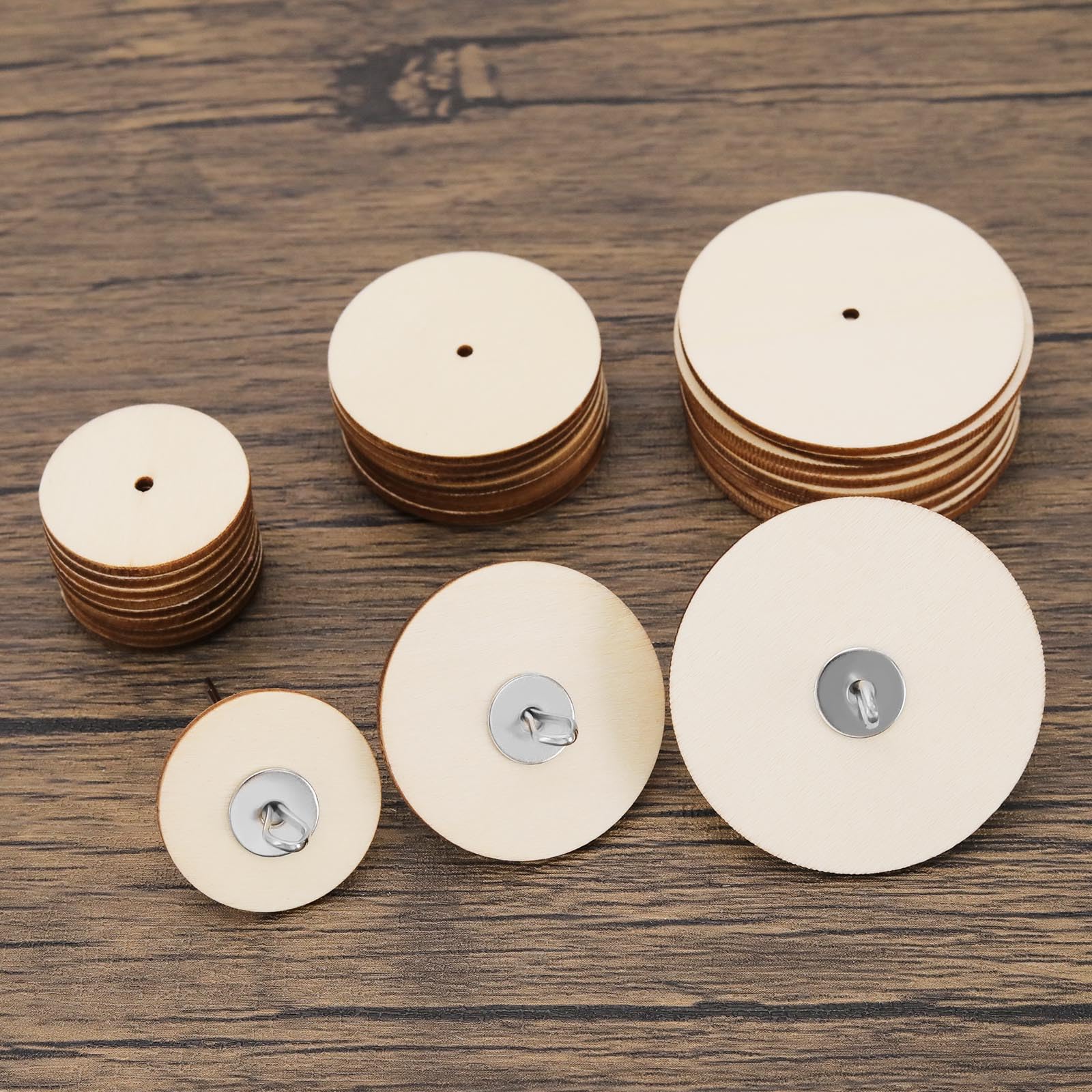 Set di 30 giunti per bambole, giunti per bambole, perni di collegamento, dischi in fibra di fibra, 30 mm, 40 mm, 50 mm, accessori per bambole