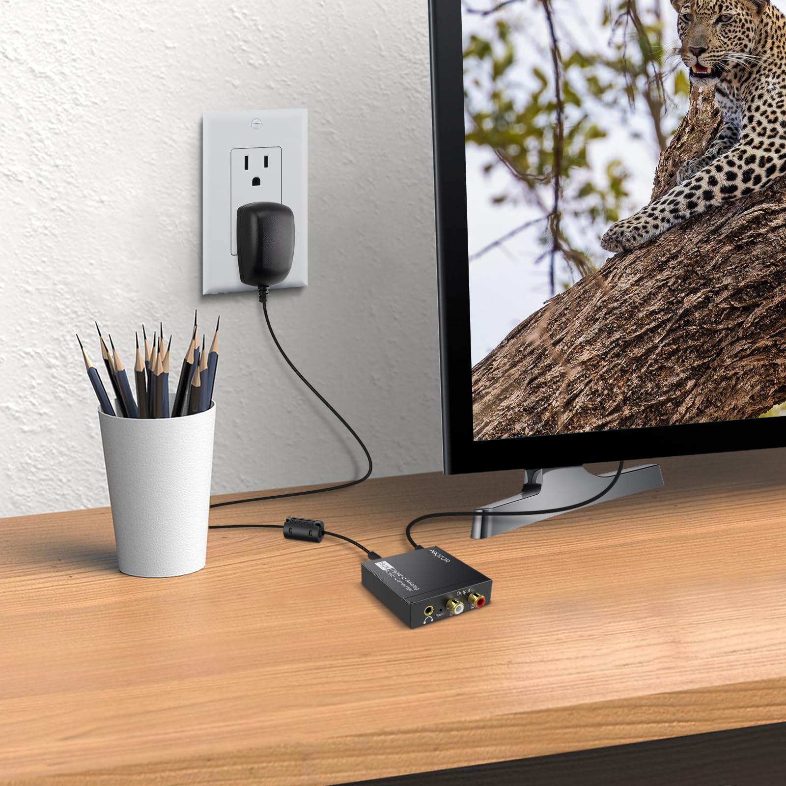 Alimentatore 5V 1A Con Cavo 1.5m - Adattatore DC Per LED, Switch HDMI E Telecamere