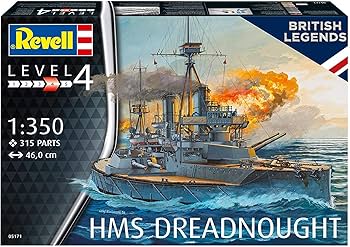 Amazon | ドイツレベル 1/350 イギリス海軍 HMS ドレッドノート