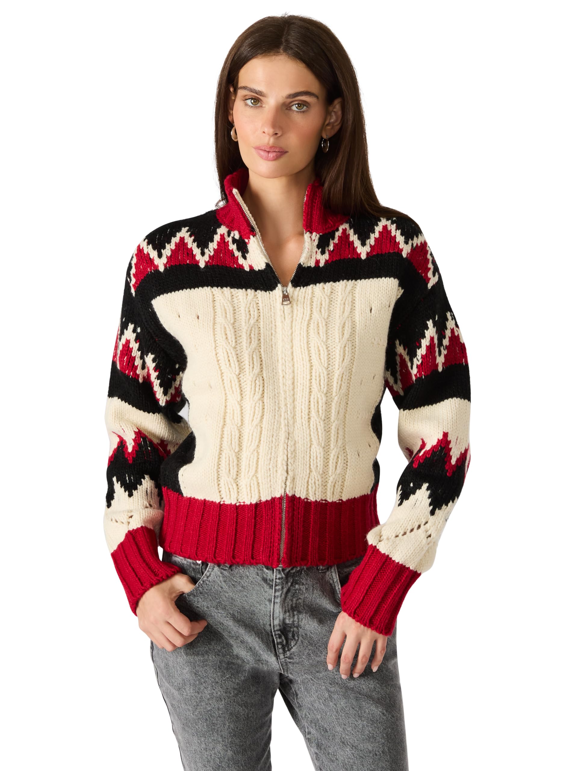 Steve Madden womens Averia Sweater Jacket