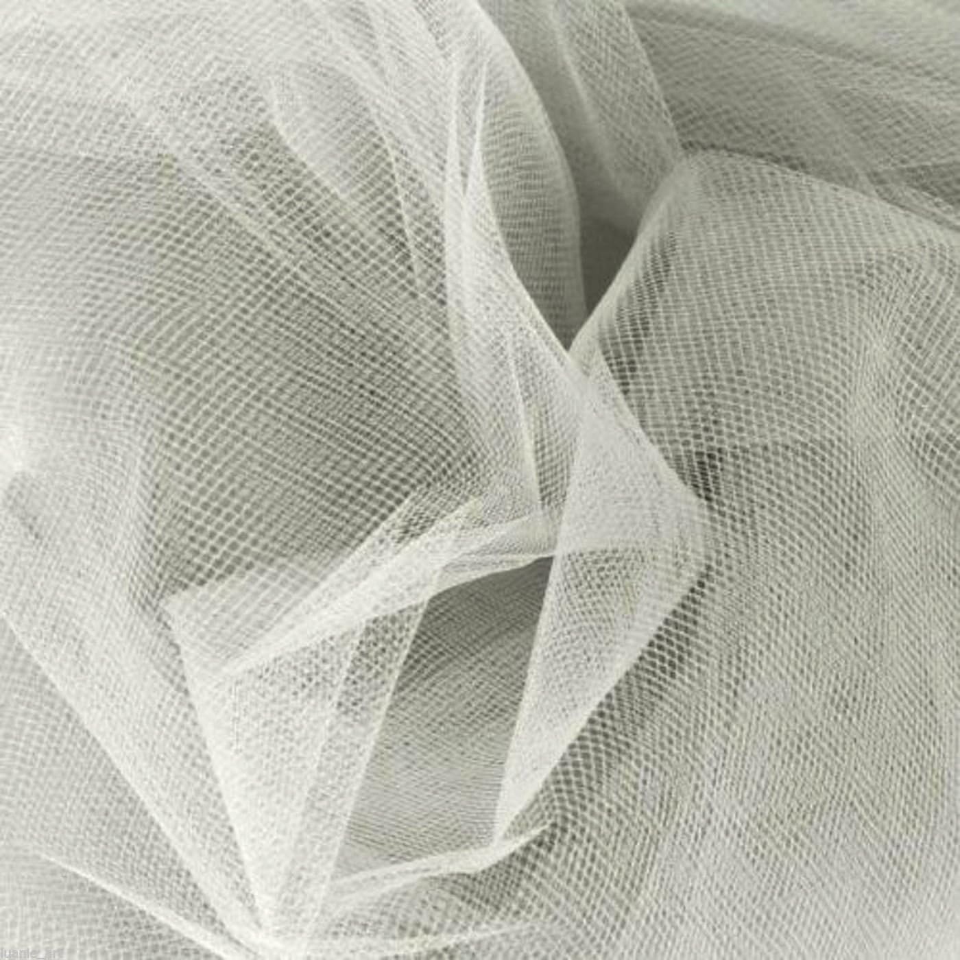 Manny's Fabric Consortium White 54'' W Tulle 40 Yards by The Bolt Weddings Parties Under Lining
