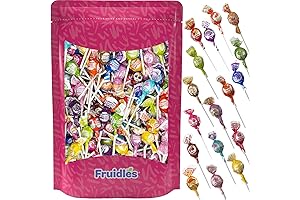 MiniPops Hard Candy Lollipops | 16 Assorted Fruit Flavors | 70 Individually Wrapped Mini Pops