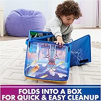 Vista 5 de Paw Patrol: The Mighty Movie, Paquete de Regalo de Alfombra de Juego Pup Squad con Mighty Pups Chase & Vee Pup Squad Racer Autos de Juguete