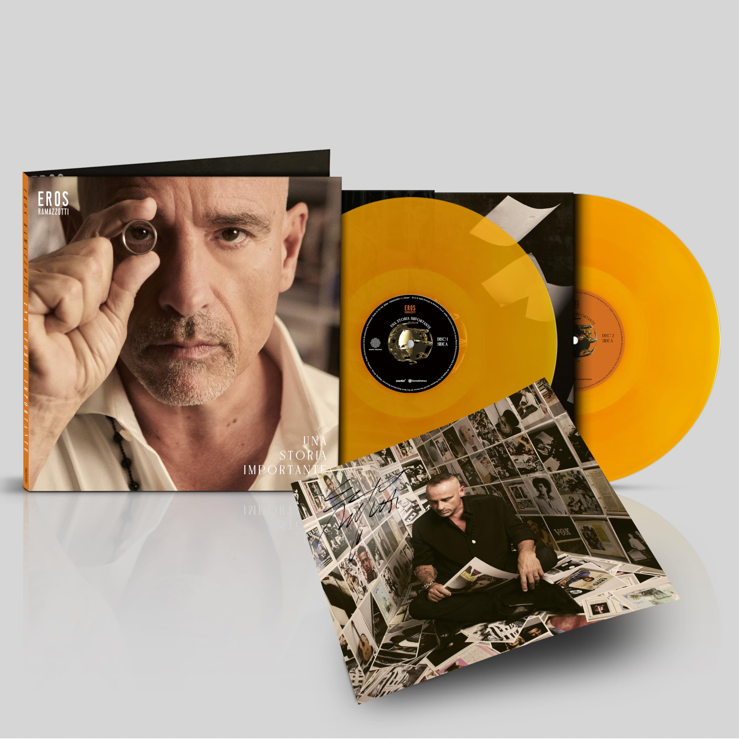 Ramazzotti Eros - An Important Story - 2Lp Orange - Signed Edition - Italian