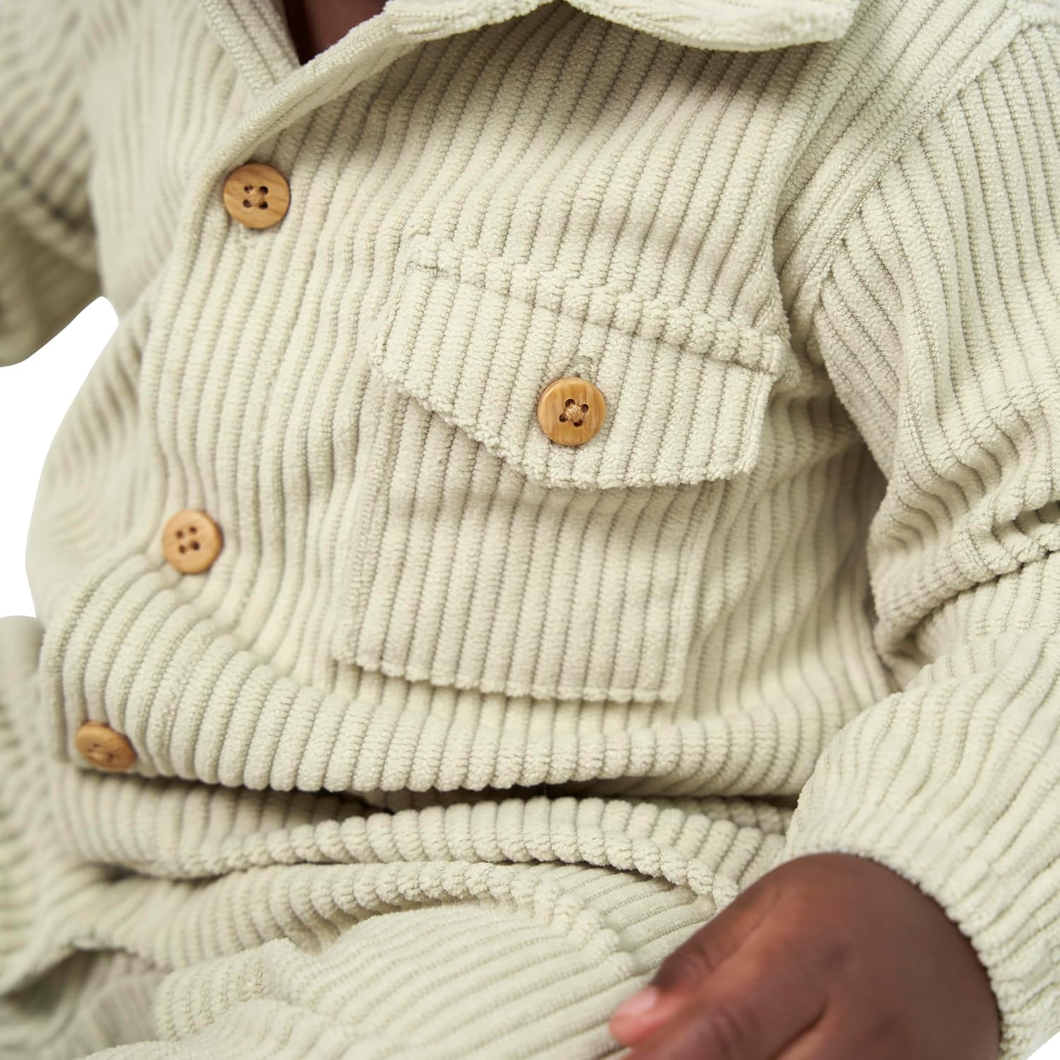 Modern Moments by Gerber Baby Boys' Corduroy Romper - Image 5