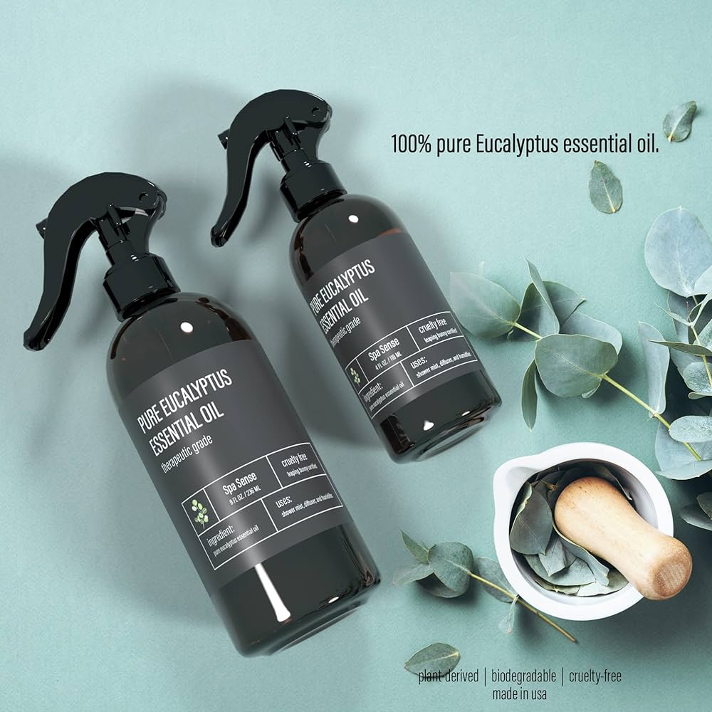 スパユーカリプタス Amazon.com: Spa Sense Pure Eucalyptus Oil Shower Mist and