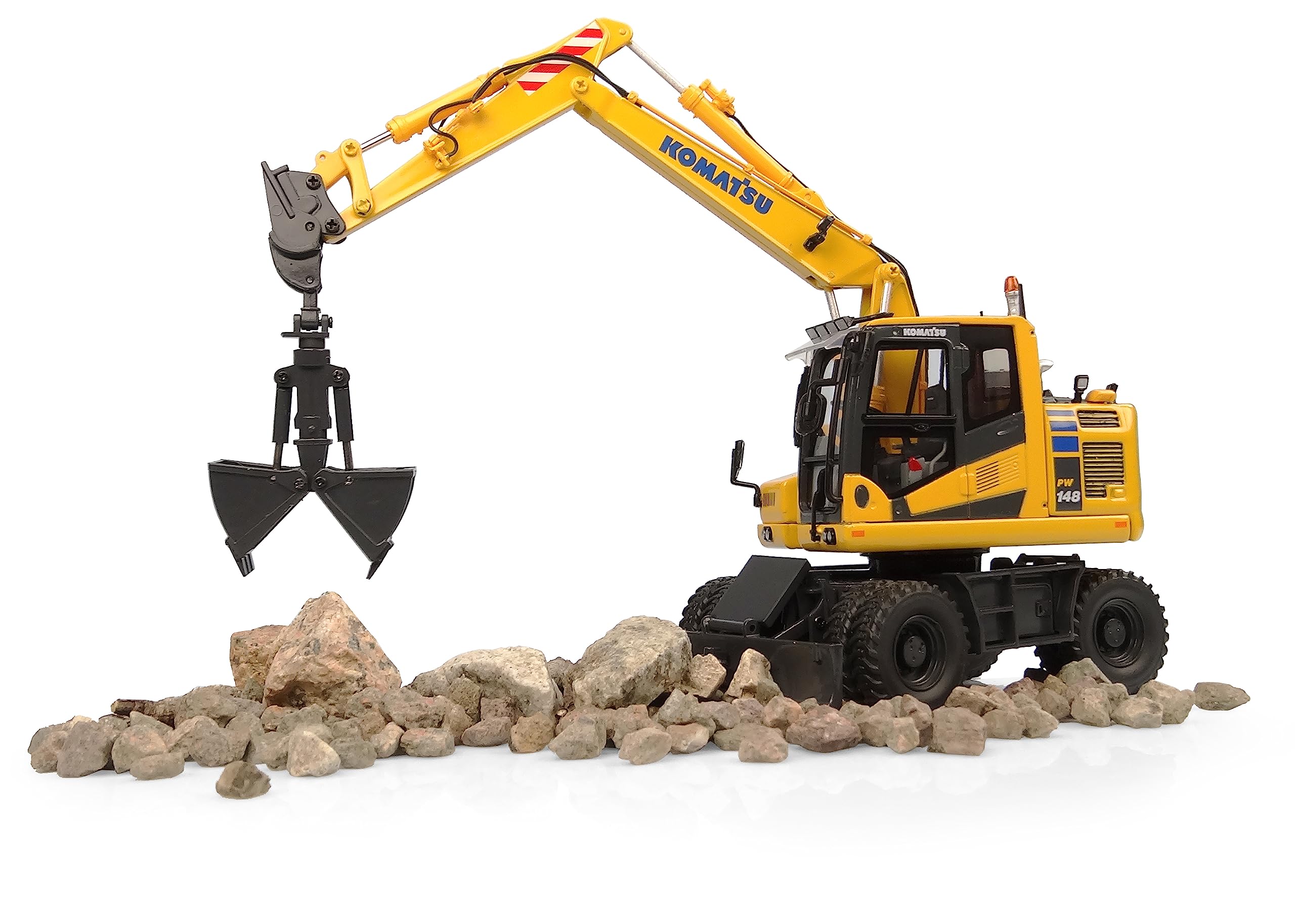 Amazon.com: Universal Hobbies Komatsu PW148-11 Hydraulic Wheeled
