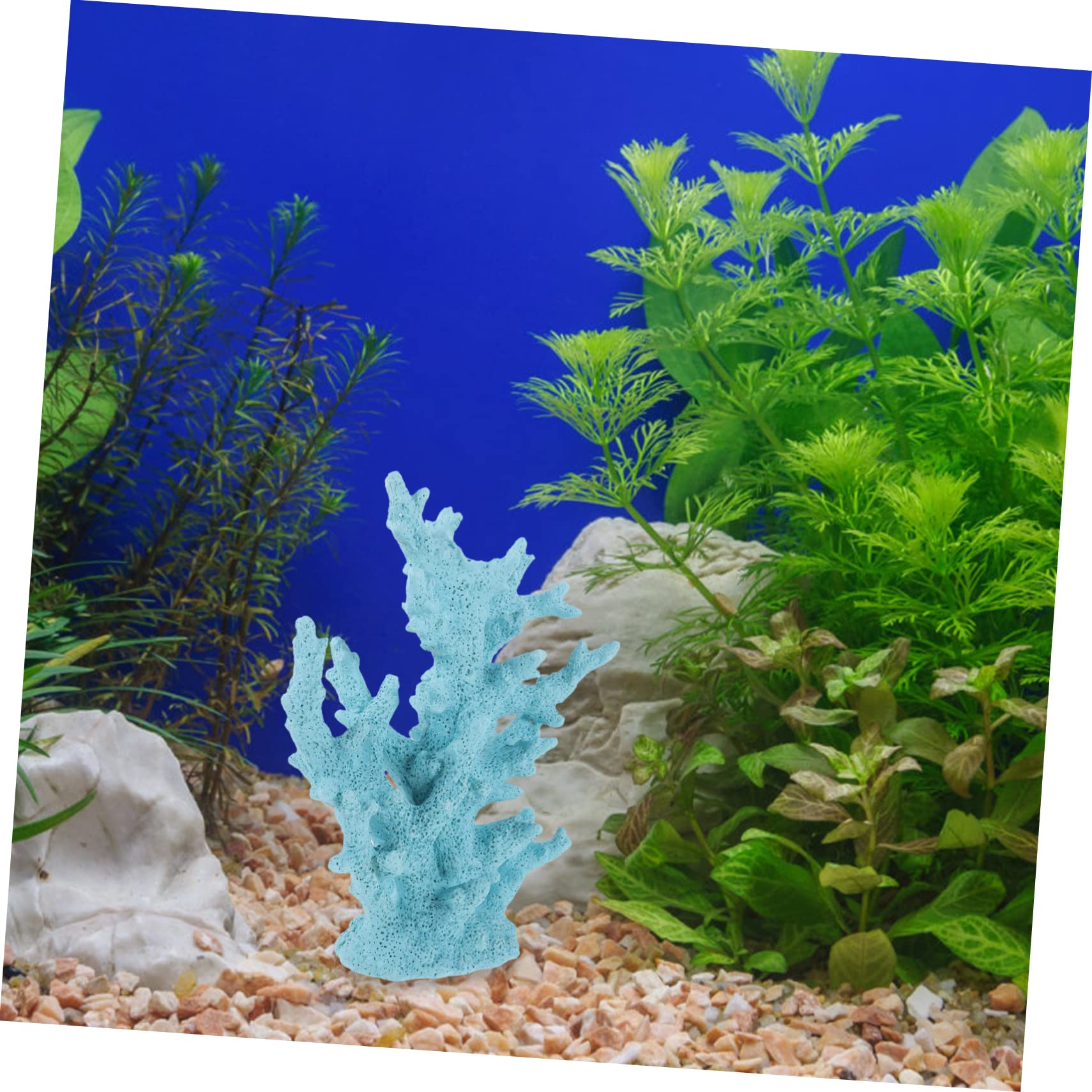 WOONEKY Decoración De Coral Artificial para Adorno De Simulada para Paisajismo Marino y Peceras para Acuáticos
