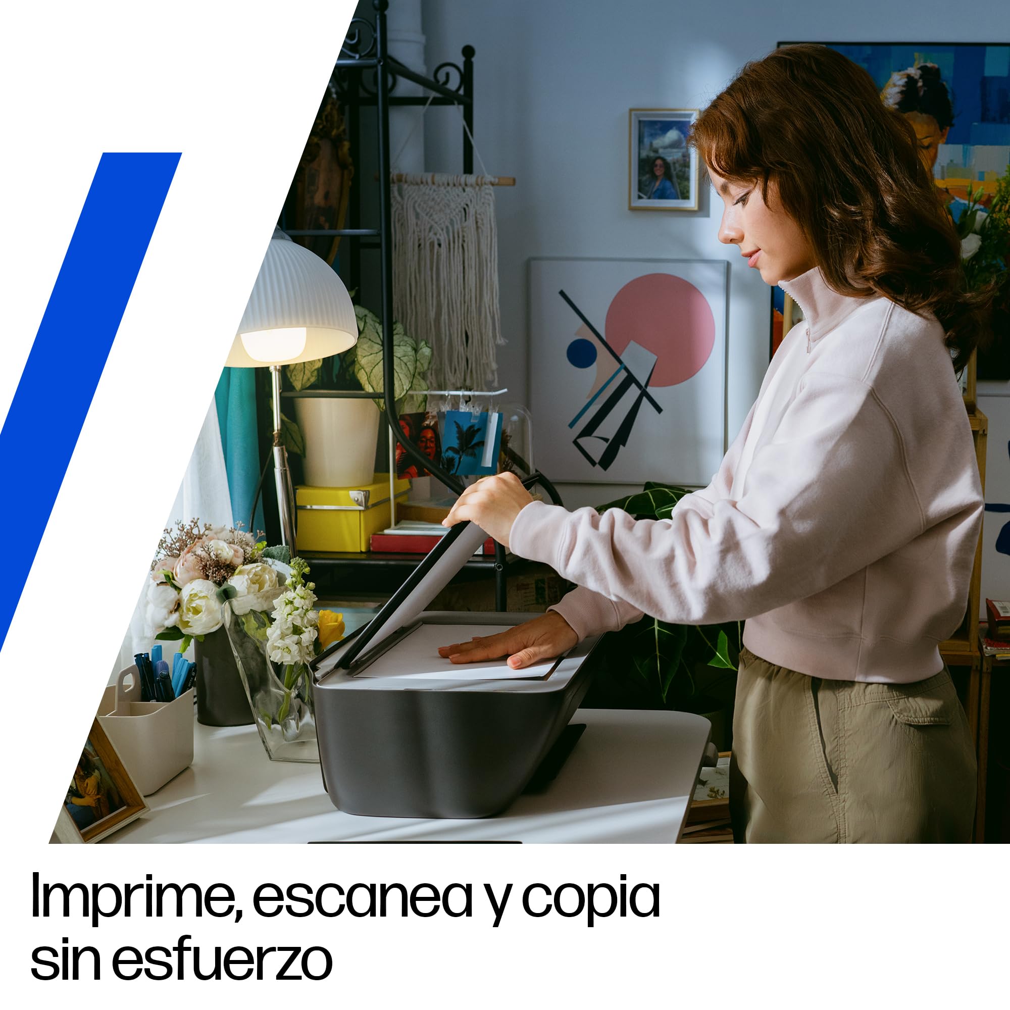 HP DeskJet 2920 Impresora Multifunción Inyección Tinta Color Inalámbrica Wi-Fi Doble Banda Negro