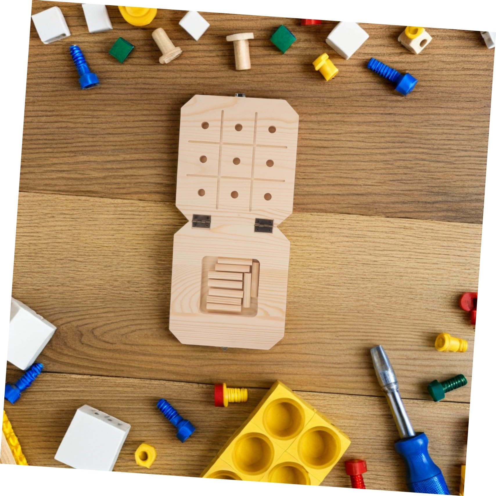 Tablero Sensorial Montessori De Madera para Años Educativo De Entrenamiento Sensorial Y Coordinación Motriz con Balance para Preescolar Y Jardín De Infancia