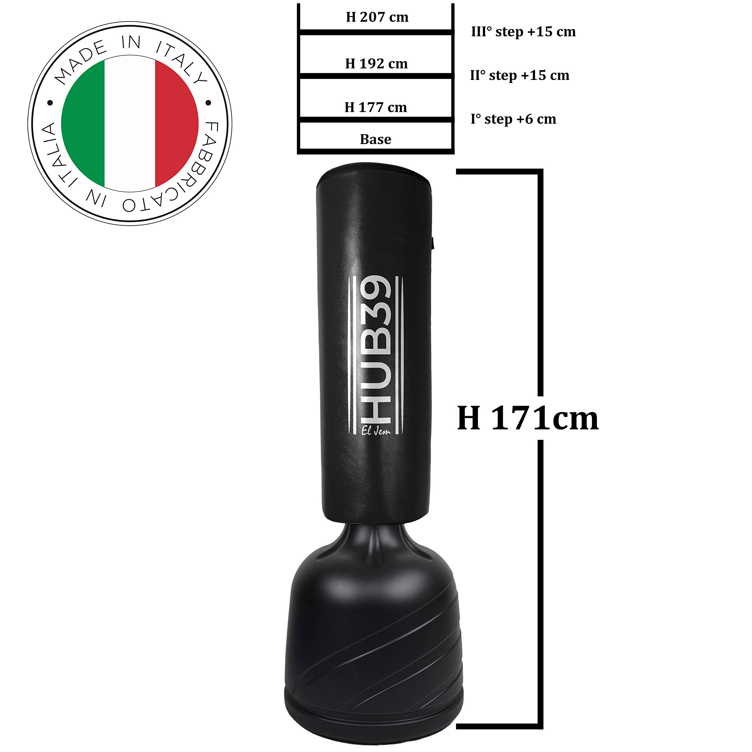 SACCO BOXE DA TERRA REGOLABILE - in 4 Altezze da 171 a 207 cm. Chiedi info sui Modelli in pronta Consegna
