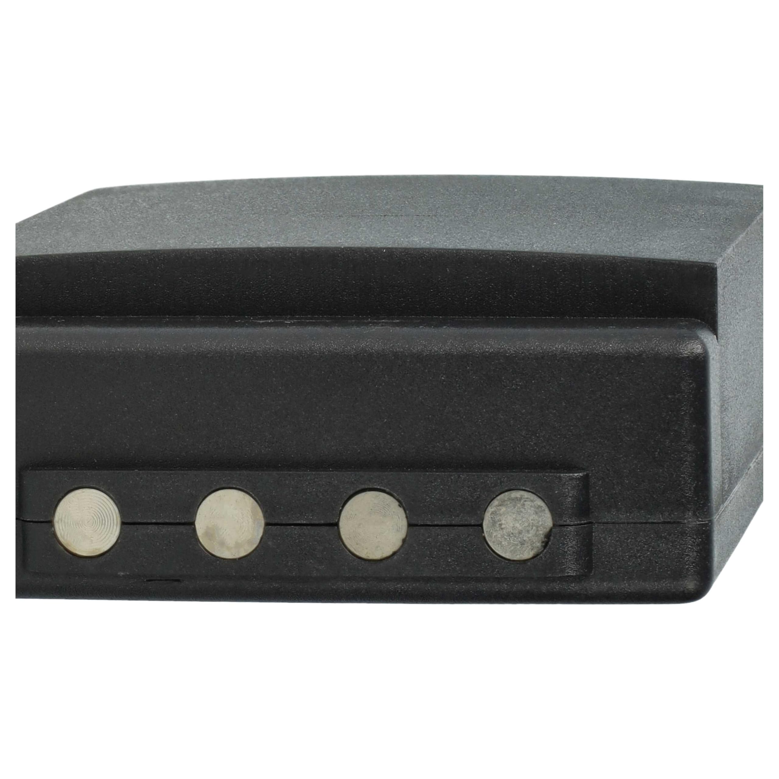 vhbw 10 x bateria kompatybilna z HBC Linus 6, 4 przemysłowy pilot radiowy (2300 mAh, 6 V, NiMH) - czarny
