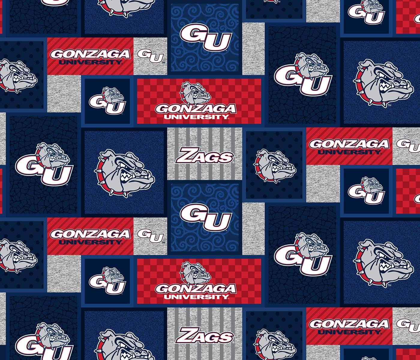 SYKEL ENTERPRISES Gonzaga Fleece FabricGonzaga Fleece