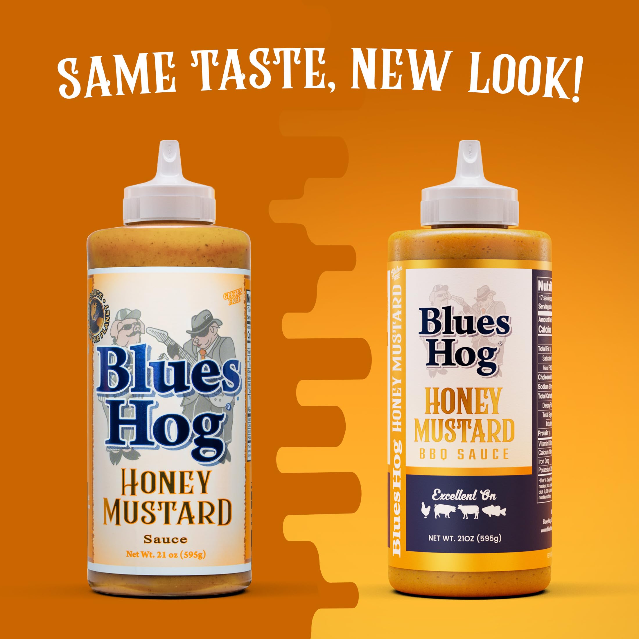 Blues Hog - Honey Mustard Sauce Squeeze Bottle - 595g