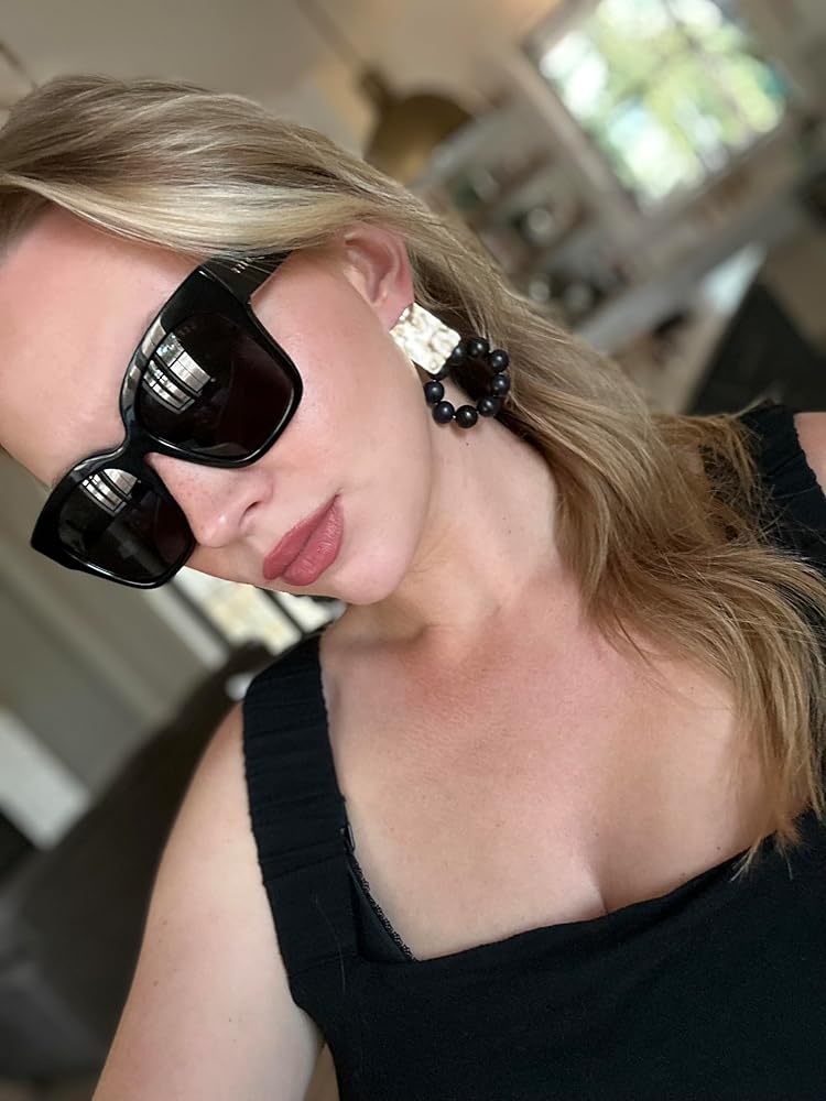 DIFF Bella II Oversized Designer Square Sunglasses for Women UV400