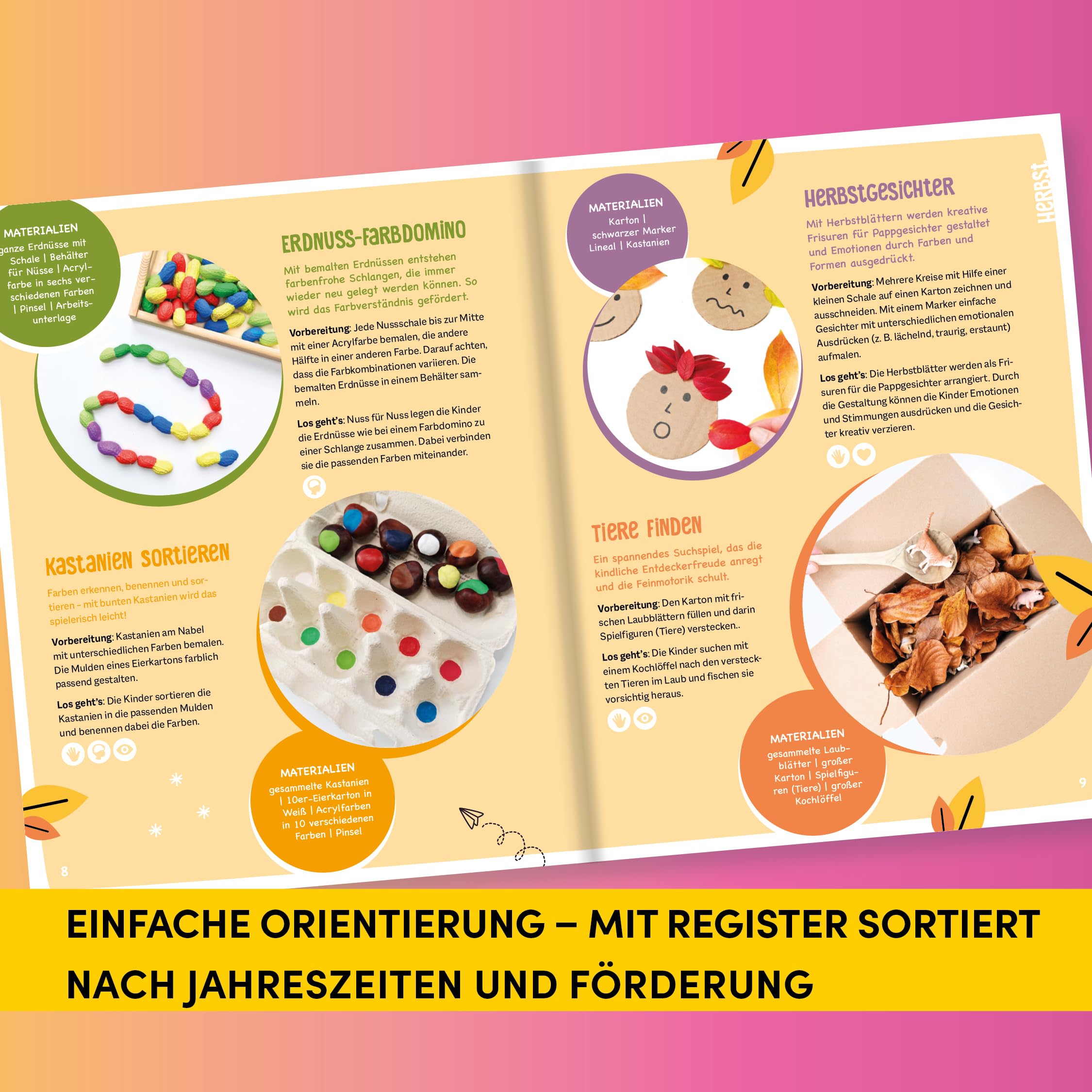 Montessori - 365 Kreativideen rund ums Jahr: Beschäftigungs-, Kreativ- und Tablettideen für jeden Tag. Mit 130 Vorlagen zum Download.