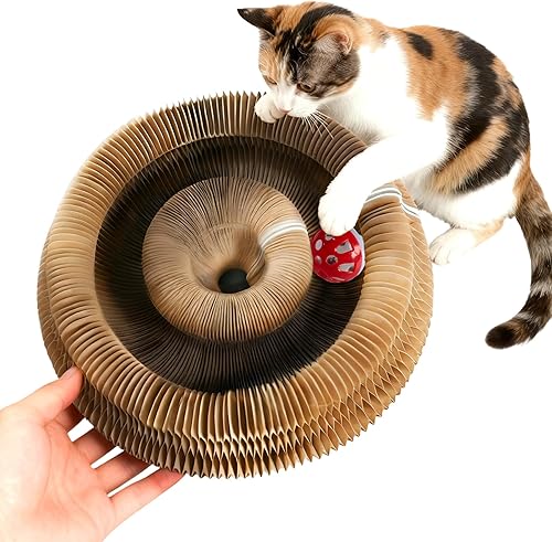 Miniatura 1 de Juguete mágico de órgano para gatos, tabla de rascar para gatos, cerebro y actividades de entrenamiento físico, adecuado para gatos de interior (1