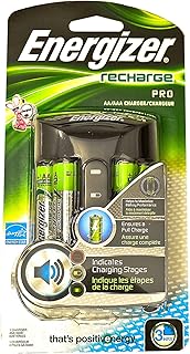 NEW* Energizer CHPROWB4 Pro battery Charger For AA/AAA NiMH + 4x AA INCLUDED