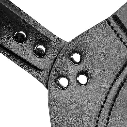 Miniatura 5 de KOILLUXU Máscara de médico de la peste de cuero con pico de pájaro para Halloween, fiesta de cosplay, retro, steampunk, fiesta de máscaras,