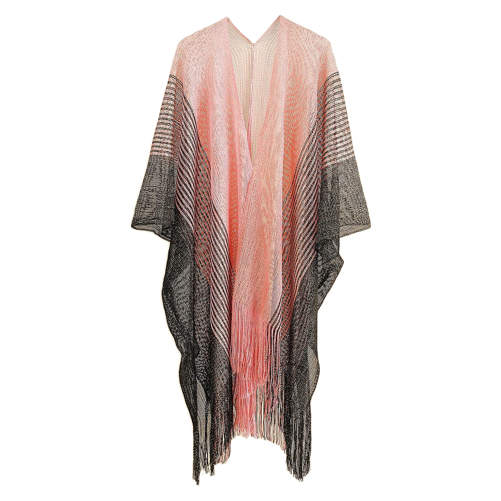 calandis CALANDIS™ Women Bikini Cover Ups Sheer Open Front Thin Kimono Sun Protection Pink | Womens Clothing-picture-35