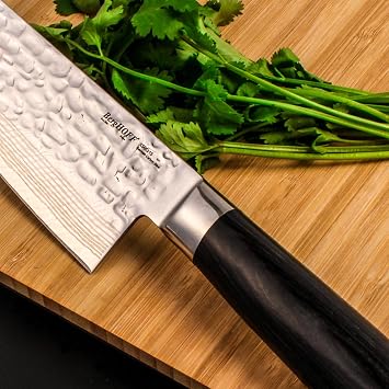 Berghoff Martello 3Pc Kitchen Knives, Chef Knife, Santoku & Cleaver