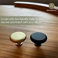 Vista 3 de Tope de puerta decorativo de mármol de terrazo, bonito tapón de puerta con mango de hierro fundido, tope de puerta pesado para tu puerta