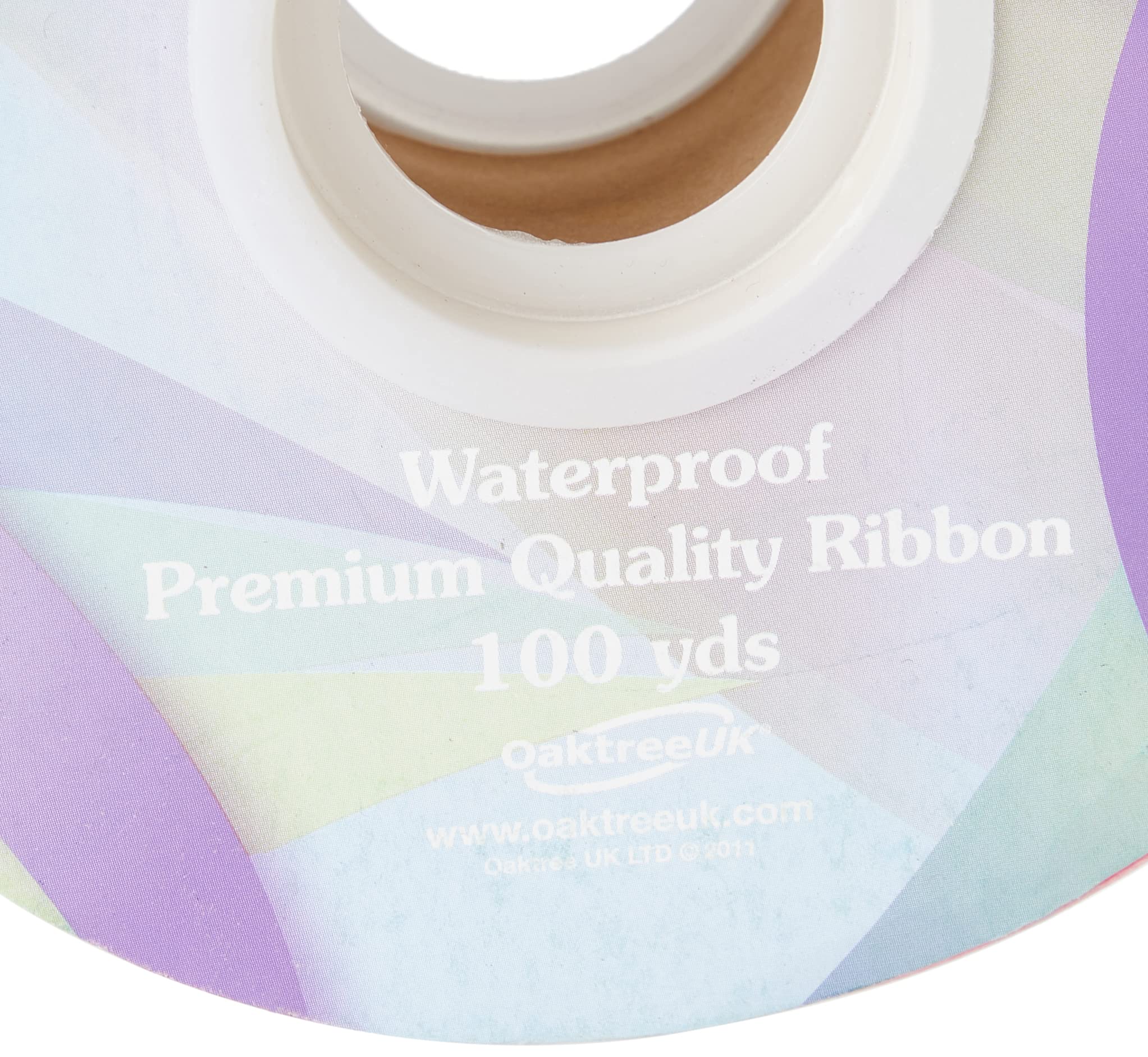 Eleganza Waterproof Poly Ribbon, Light Pink, 50 mm x 91 m - Image 2