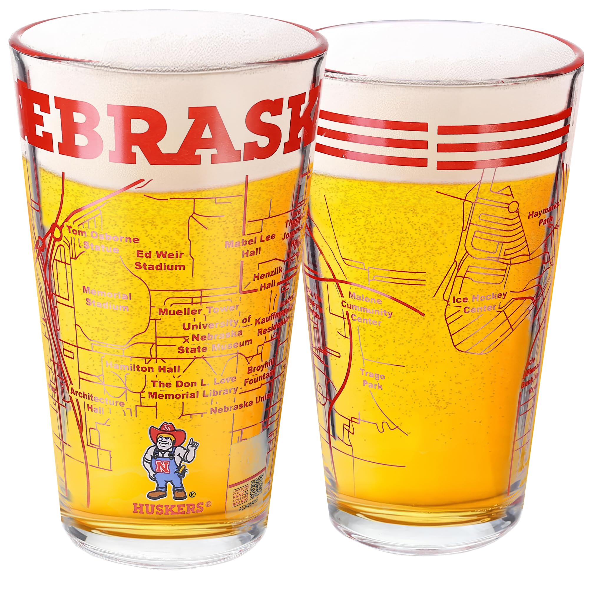Amazon.com | Greenline Goods University of Nebraska Pint