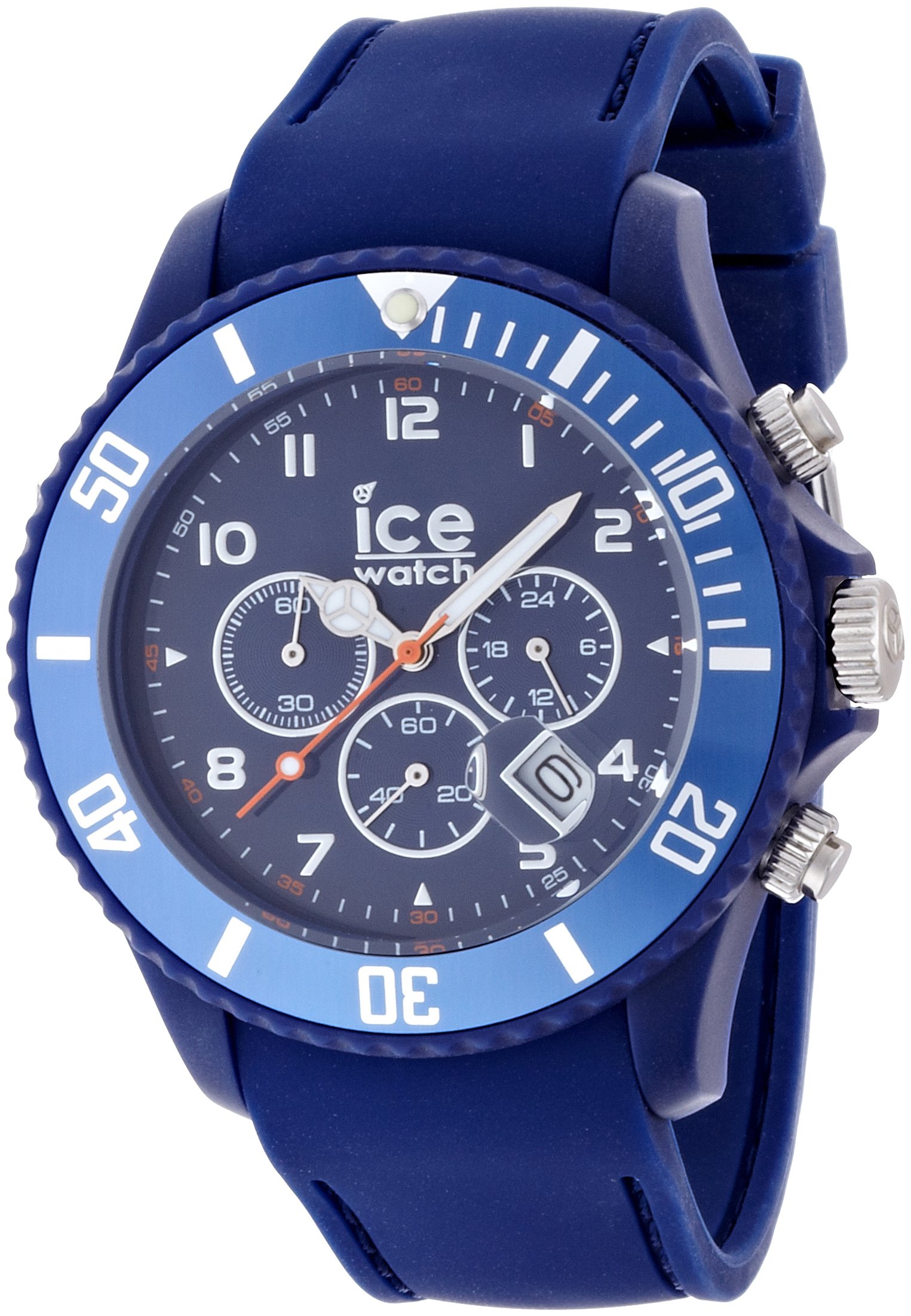 Ice-Chrono Matte Mens Analogue Quartz Watch with Silicone Bracelet CHM.BE.B.S.12